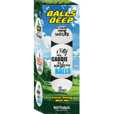 Hott Products Balls Deep Novelty Golf Balls Party Gifts and Novelties
